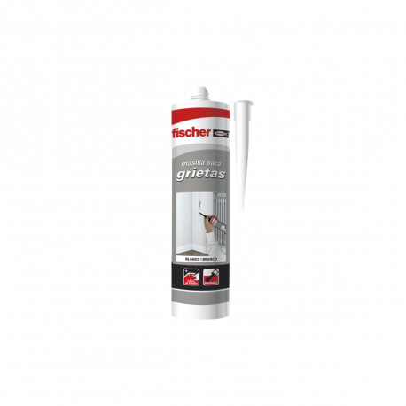 Mastic pour fissures blanc FISCHER - 300ml - 96105