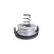 Bobine simple fil RYOBI diamètre 1.2mm et couvercle pour coupe-bordures électriques RAC140