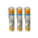 Lot de 3 mastic silicone SIKA Sikasil Pool - Joint pour piscine transparent - 300ml
