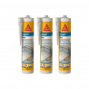 Lot de 3 mastic silicone SIKA Sikasil Pool - Joint pour piscine transparent - 300ml