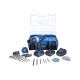 Perceuse à percussion SCHEPPACH 20V Pro Series - 2 Batteries 2,0 Ah - 1 Chargeur rapide - Coffret 206 accessoires - DTB20-20ProS