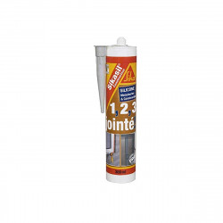 Mastic silicone SIKA Sikasil construction - Gris - 300ml