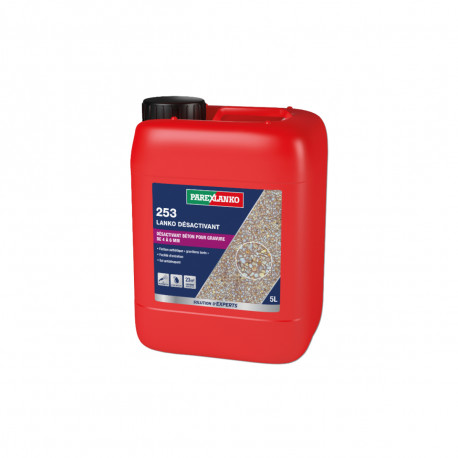 Désactivant de surface 253 LANKO DÉSACTIVANT - pour béton de 4 à 6mm - 25m² - 5 L