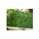 Rouleau haie artificielle JET7GARDEN 1,50x3m - vert tendre - feuilles de lierre