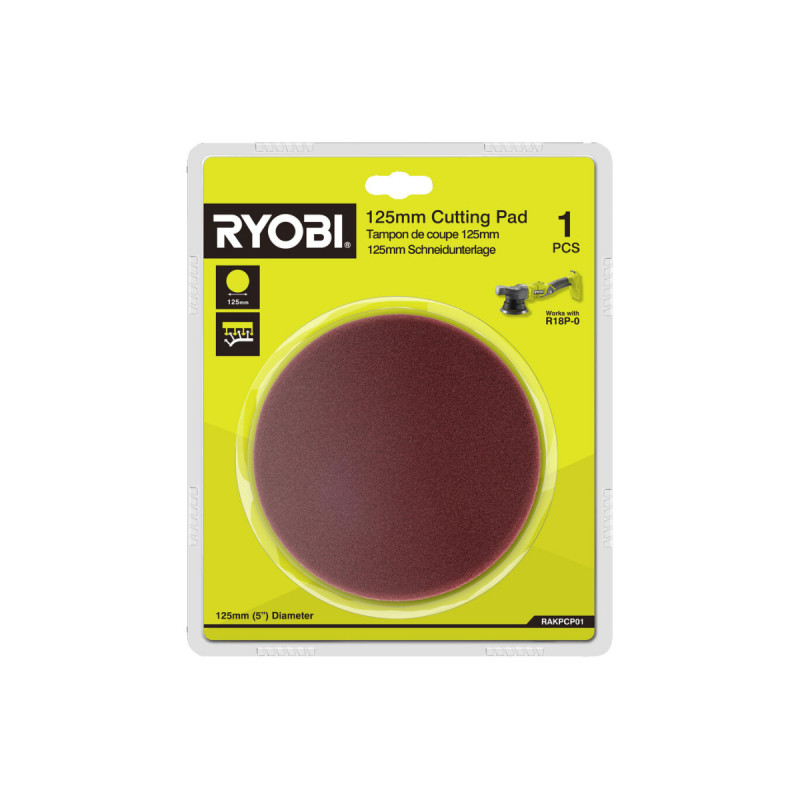 Disque de polissage RYOBI pour polisseuse R18P-0 - 125 mm