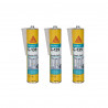 Lot de 6 mastic-colle à prise rapide SIKA Sikaflex G 139 - Blanc - 300ml