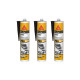 Lot de 3 mastics colle Auto SIKA Sikaflex 149 - Noir - 400g