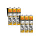 Lot de 6 mastics colle Auto SIKA Sikaflex 149 - Noir - 400g