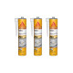 Lot de 3 colles souple SIKA pour tuiles Sikaflex 145 - 490g