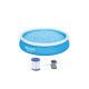 Piscine auto-portante ronde BESTWAY - 366 x 76 cm - 5 377 L - Fast Set - 57274