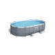 Piscine tubulaire ovale BESTWAY - 488 x 305 x 107 cm - 10 949 L - Power Steel - 56448