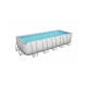 Piscine tubulaire rectangulaire BESTWAY - 640 x 274 x 132 cm - 19 281 L - Power Steel - 5612B