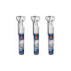 Lot de 3 colles mastics multi-usages SIKA Sikaflex 591 - Blanc - 70ml