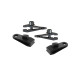 Lot de 4 Clips Pince plastique noir pour bâches et toiles