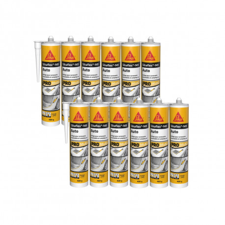Lot de 12 mastics colles Auto SIKA Sikaflex 149 - Blanc - 300 ml