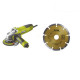 Pack RYOBI Meuleuse d'angle 1010W 125mm - 7 disque diamant et à tronçonner 125 mm