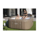 Spa gonflable carré BESTWAY - 7 places - 201 x 201 x 80 cm - Lay-Z-Spa Palma Hydrojet Pro - 60057