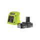 Taille-haies RYOBI 18V OnePlus Brushless - LINEA - 1 batterie 2.0 Ah - 1 chargeur - RY18HT45A-120