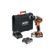 Perceuse percussion AEG 18V Pro Lithium - 2 batteries 2.0Ah - 1 chargeur - BSB18C2LI-202C