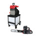 Pack SCHEPPACH Broyeur électrique silencieux - 2800 W - GS50 - Tronçonneuse électrique ProCut - 45,5 cm - 2700 W - CSE2700