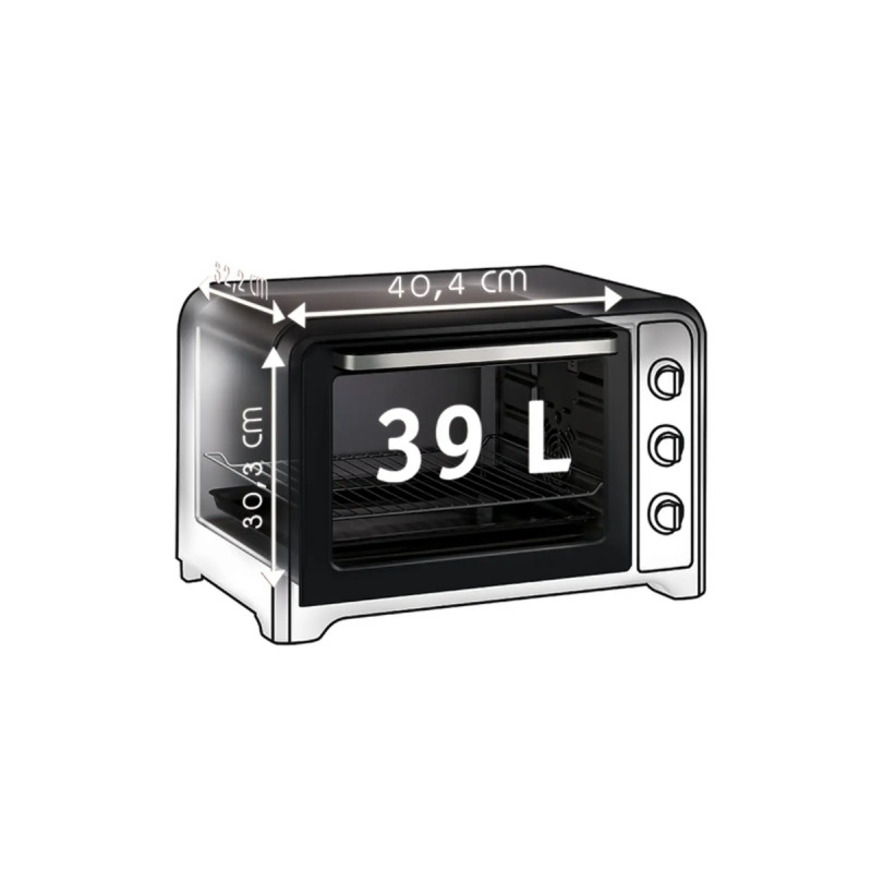 Mini four à chaleur tournante Optimo MOULINEX - 2000 W - 39 L ...