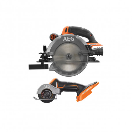 Pack AEG Scie circulaire - Mini scie multi-matériaux - 18 V - Subcompact - Brushless