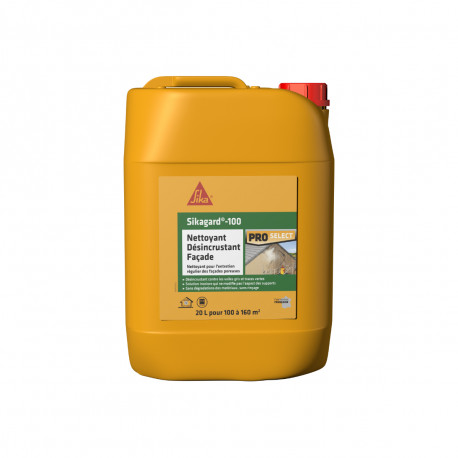 Nettoyant désincrustant façade SIKA Sikagard-100 - 20L