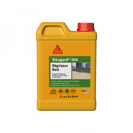 Dégriseur bois SIKA Sikagard-104 - 2L