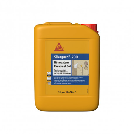 Rénovateur façade et sol SIKA Sikagard-200 - 5L