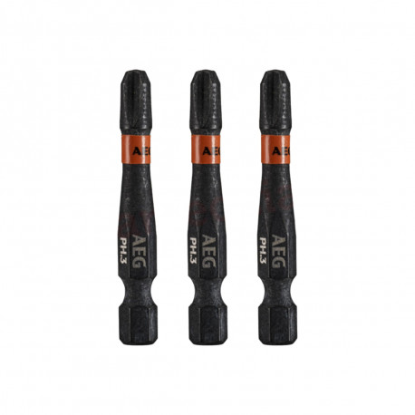 Embouts de vissage balistiques renforcés AEG - 50 mm - 3 pcs - PH3