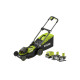 Tondeuse RYOBI 18V OnePlus Brushless - coupe 40 cm - 2 Batteries 4.0Ah - 1 Chargeur - RY18LMX40A-240