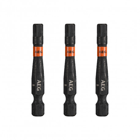 Embouts de vissage balistiques renforcés AEG - 50 mm - 3 pcs - HEX5