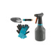 Pack GARDENA Pulvérisateur à gachette - Transplantoir - Gants de jardin - Taille S