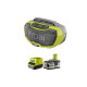 Pack RYOBI Radio d'atelier stéréo 18V OnePlus R18RH-0 - 1 batterie 5.0Ah - 1 chargeur rapide 2.0Ah RC18120-150