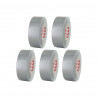 Lot de 5 rubans toiles adhésives SCAPA - Gris - 50mm - 3120-50-gris