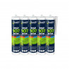 Lot de 5 mastics multi-usages colle et joint BOSTIK MSP 107 - blanc - 290ml