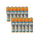 Lot de 12 colles mastic SIKA - Sikaflex Marine - Noir - 300ml