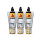 Lot de 3 résines de scellement chimique rapide SIKA Anchorfix-1 Plus - Ton pierre - 300ml