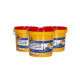 Lot de 3 enduits de lissage SIKA SikaWall et de finition en pâte - 1,5kg