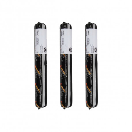 Lot de 3 mastics d'étanchéité universel pour véhicules industriels - SIKA Sikaflex 515 - Blanc - 600ml