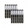 Lot de 12 mastics d'étanchéité universel pour véhicules industriels - SIKA Sikaflex 515 - Blanc - 600ml