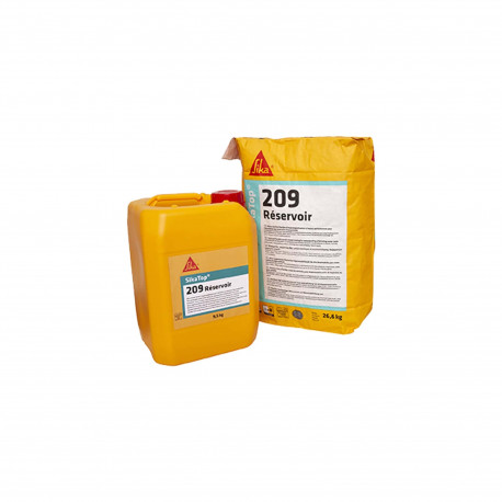 Micro-Mortier SIKA SikaTop - 209 Réservoir - 36,1 kg - Blanc