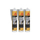 Lot de 3 mastics classé au feu pour joints SIKA - Sikasil 670 Fire - Gris - 300ml