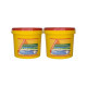 2 compléments d'imperméabilisation pour piscine SIKA Enduit Piscine - Blanc écume - Kit 6,16kg