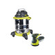 Pack RYOBI Aspirateur eau et poussière - 1250W - 20L - RVC-1220I-G - Ponceuse excentrique électrique - 300W - 125mm - ROS300