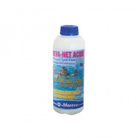 Nettoyant de ligne d'eau MAREVA Reva-net acide - 1 L - 150011U