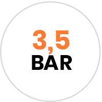 3,5 bar