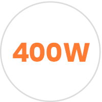 400 W