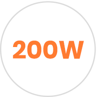 200 W