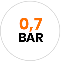 0.7 bar